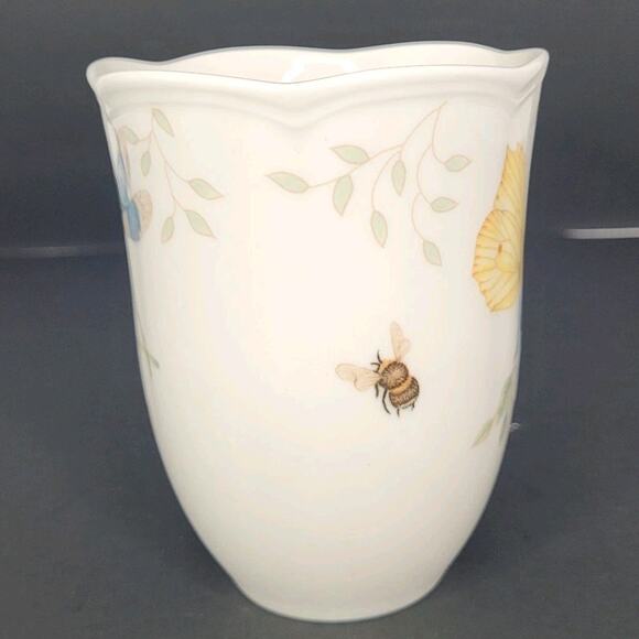 Lenox Butterfly Meadow Dragonfly Coffee Mug Tea Cup Spring Garden Flowers - Picture 2 of 6